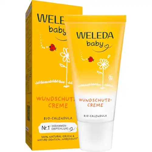 Weleda Bio Baby Calendula Wundschutzcreme 30ml für Babyhautpflege