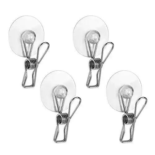 Saugnapf-Clip InterDesign iDesign Basic 4er-Set mit Halterung