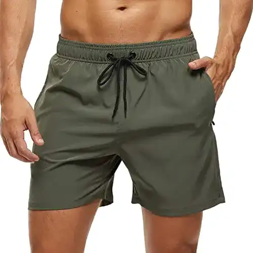 Badeshorts Herren Arcweg mit Reißverschlusstasche