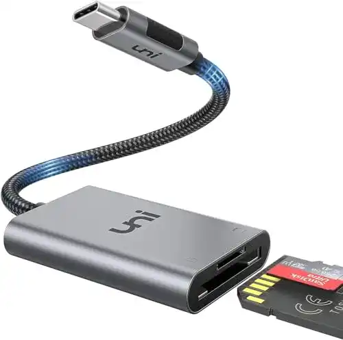 Kartenleser USB C auf SD/MicroSD für Datenübertragung