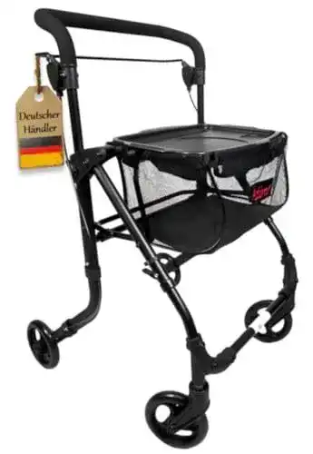 Wohnungsrollator FabaCare ActimoHome Indoor, schmal und faltbar