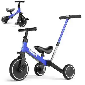 Dreirad KORIMEFA 4-in-1 für Kinder – Laufrad und Fahrrad