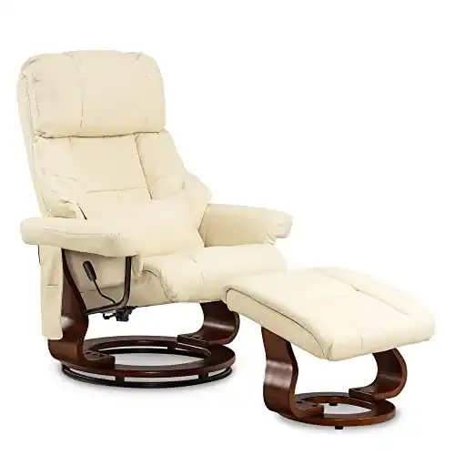 Fernsehsessel elektrisch MCombo Massagesessel mit Hocker