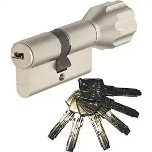 ABUS EC550 Profil-Knaufzylinder Z30/K40mm mit 6 Schlüsseln