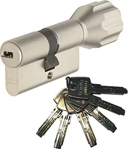 ABUS EC550 Profil-Knaufzylinder Z30/K40mm mit 6 Schlüsseln