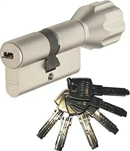 ABUS EC550 Profil-Knaufzylinder Z30/K40mm mit 6 Schlüsseln