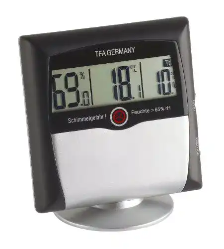 TFA Dostmann Hygrometer Comfort Control mit Schimmelalarm
