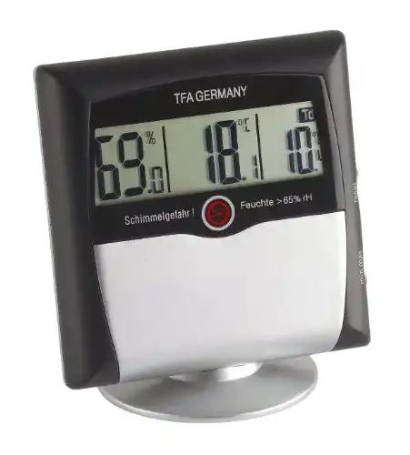 TFA Dostmann Hygrometer Comfort Control mit Schimmelalarm