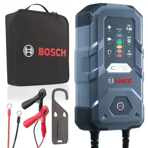 Bosch C70 Batteriepulser Batterieladegerät 10 Ampere