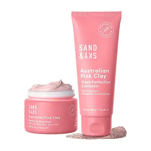 Gesichtspflege-Set Sand & Sky Perfect Skin mit Gesichtsmaske und Peeling