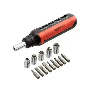 Bithalter von Amazon Basics, magnetisch, Ratschen-Schlüssel