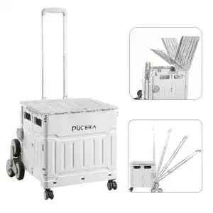 Einkaufstrolley Treppensteiger Puchika mit Aluminiumgriff