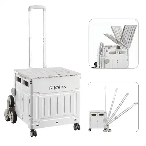 Einkaufstrolley Treppensteiger Puchika mit Aluminiumgriff