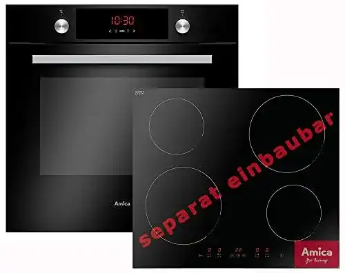 Induktionsherd Amica Einbauherd Set autark