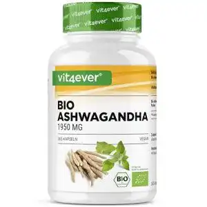 Ashwagandha Vit4ever Bio Kapseln, 365 Stück, hochdosiert