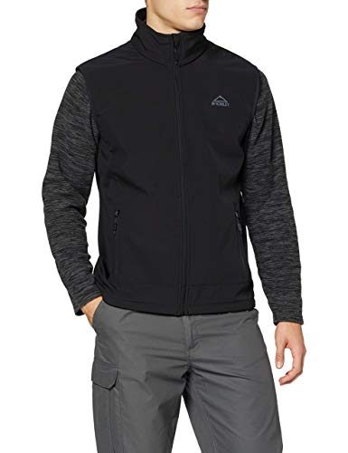 Softshell-Weste für Herren von McKinley – Modell Lusaka, Schwarz, Größe M EU
