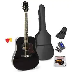 Gitarren Max SoloJam Westerngitarre Set für Anfänger und Fortgeschrittene