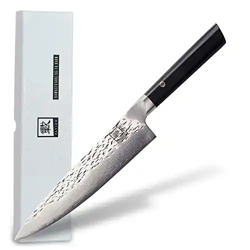 Zayiko Kuro Damastmesser – Hochwertiges Chefmesser aus Damaststahl
