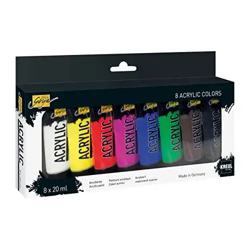 Acrylfarben KREUL Solo Goya Acrylic Set mit 8 Farben