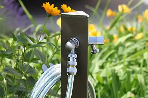 Wasserzapfsäule Colortap Colonnetta Doppelhahn für Außenbereiche