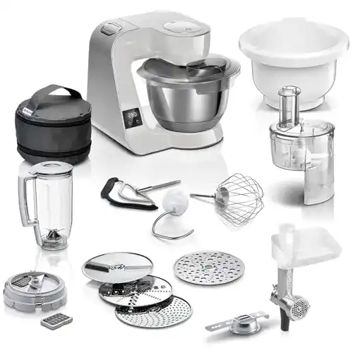Bosch Küchenmaschine Serie 4 MUM5XL72 mit integrierter Waage und Zubehör