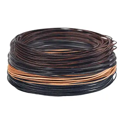 Lederbänder Ruby 20m x 1mm aus echtem Leder für DIY-Projekte