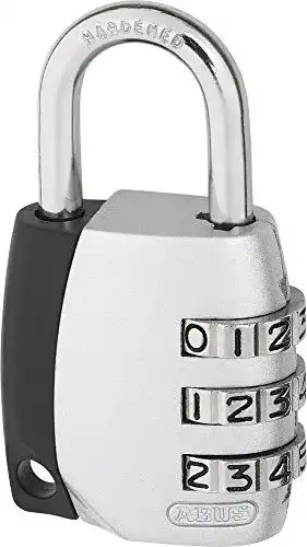 ABUS 179323 9345 Kombinations-Zahlenschloss 155/30SB/F in Silber