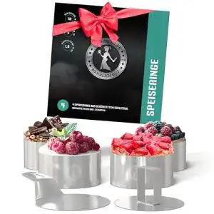 Dessertringe Ess-Nische 10cm Burgerringe für Grill und Backen