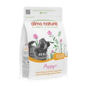 Almo Nature Holistic Hundefutter für Welpen, Huhn und Reis, 2 kg
