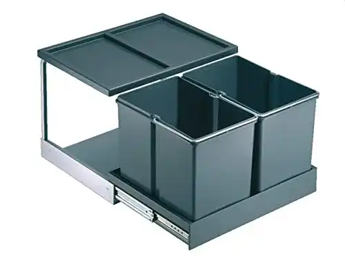 Einbau-Abfalleimer Wesco Automatic Shorty 757311-11 für Unterschränke