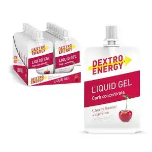 Powergel Dextro Energy Liquid Gel Cherry mit Koffein, 18 x 60 ml