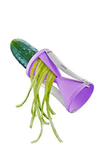 Manueller Spiralschneider GEFU SPIRELLI in Violett