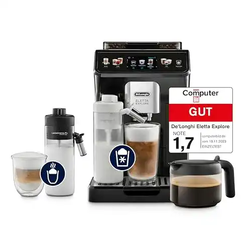 DeLonghi Eletta Explore Kaffeevollautomat mit LatteCrema System