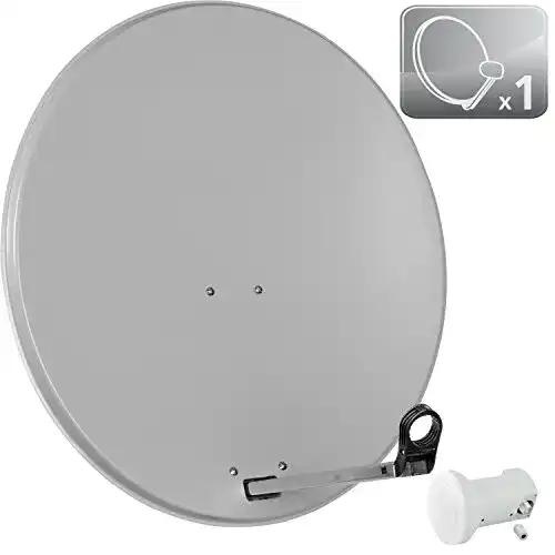 Telestar DIGIRAPID 80S Satellitenschüssel 80 cm mit Single LNB