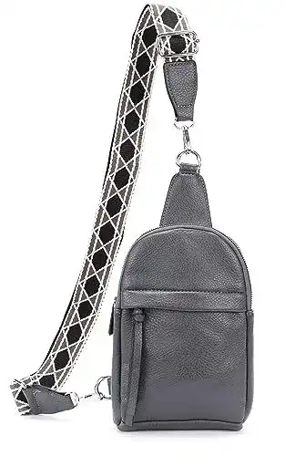 Brustbeutel Irisaa Sling Bag Damen Umhängetasche für Reisen und Freizeit