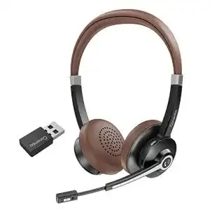 Conambo Bluetooth Headset mit Mikrofon und USB-Dongle, kabellos