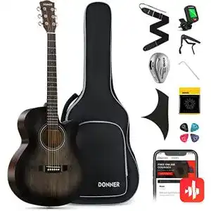 Donner Akustikgitarre für Anfänger und Einsteiger mit Zubehör