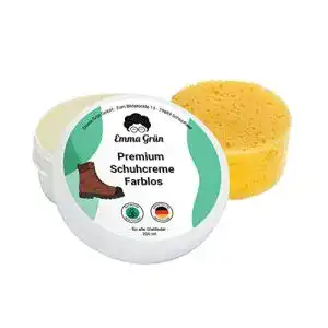 Emma Grün Schuhcreme Farblos 200ml für Lederpflege