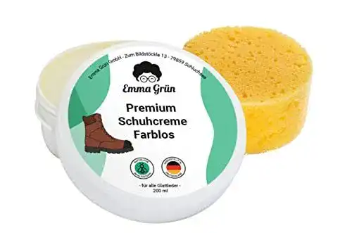 Emma Grün Schuhcreme Farblos 200ml für Lederpflege