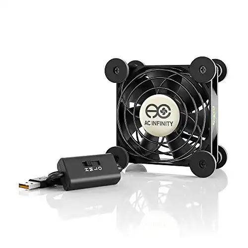 80 mm Lüfter AC Infinity Multifan S1, Leiser USB Lüfter für Kühlung