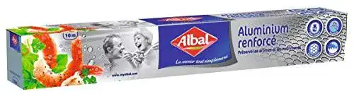 Albal Aluminiumfolie Rolle, leicht zu schneiden und strapazierfähig
