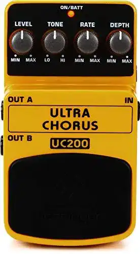 Behringer UC200 Stereo-Chorus-Effektpedal für Gitarren