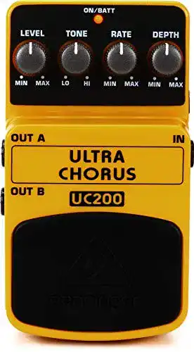Behringer UC200 Stereo-Chorus-Effektpedal für Gitarren