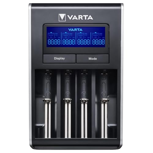 Varta Akku Ladegerät für AA/AAA mit LCD-Anzeige und Sicherheitsfunktionen