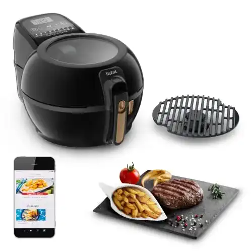 Tefal ActiFry und Grill Genius Heißluftfritteuse mit Grillrost