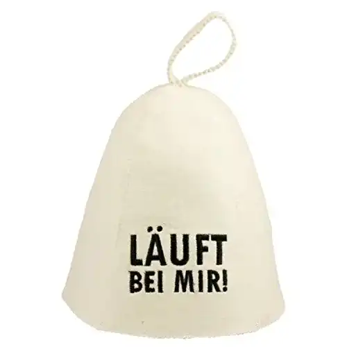 Saunahut DIYer mit Aufschrift