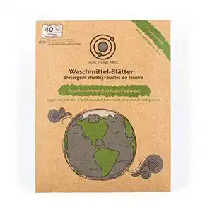 Waschmittelblätter Small Planet AMZ – 40 nachhaltige Streifen für Wäsche