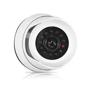 Kamera Attrappe kwmobile Dummy Kamera für Deckenunterbau mit LED