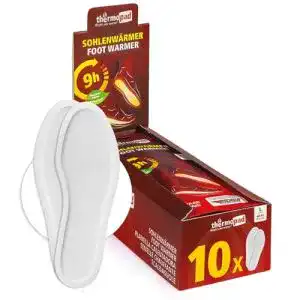Beheizbare Sohlen Thermopad Unisex Erwachsene – Sohlenwärmer im 10er-Pack