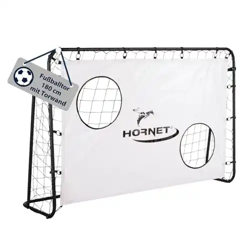 Hudora Fußballtor Hornet 180 Outdoor-Tor für Kinder und Erwachsene